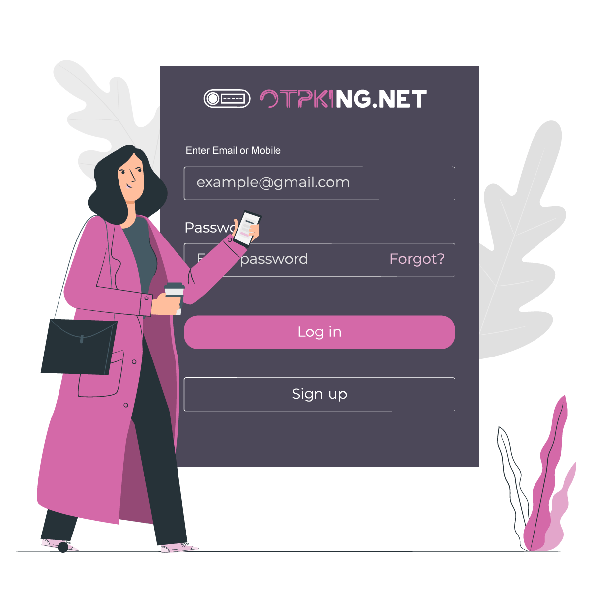 OTP King Create Your Account