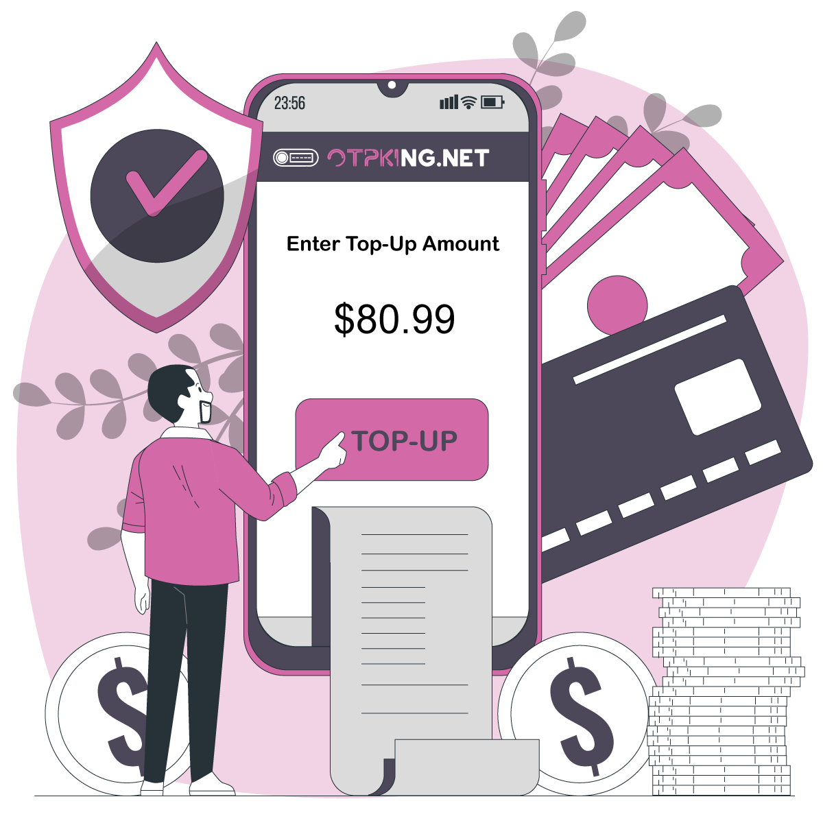 Add Funds to Your OTP King Wallet